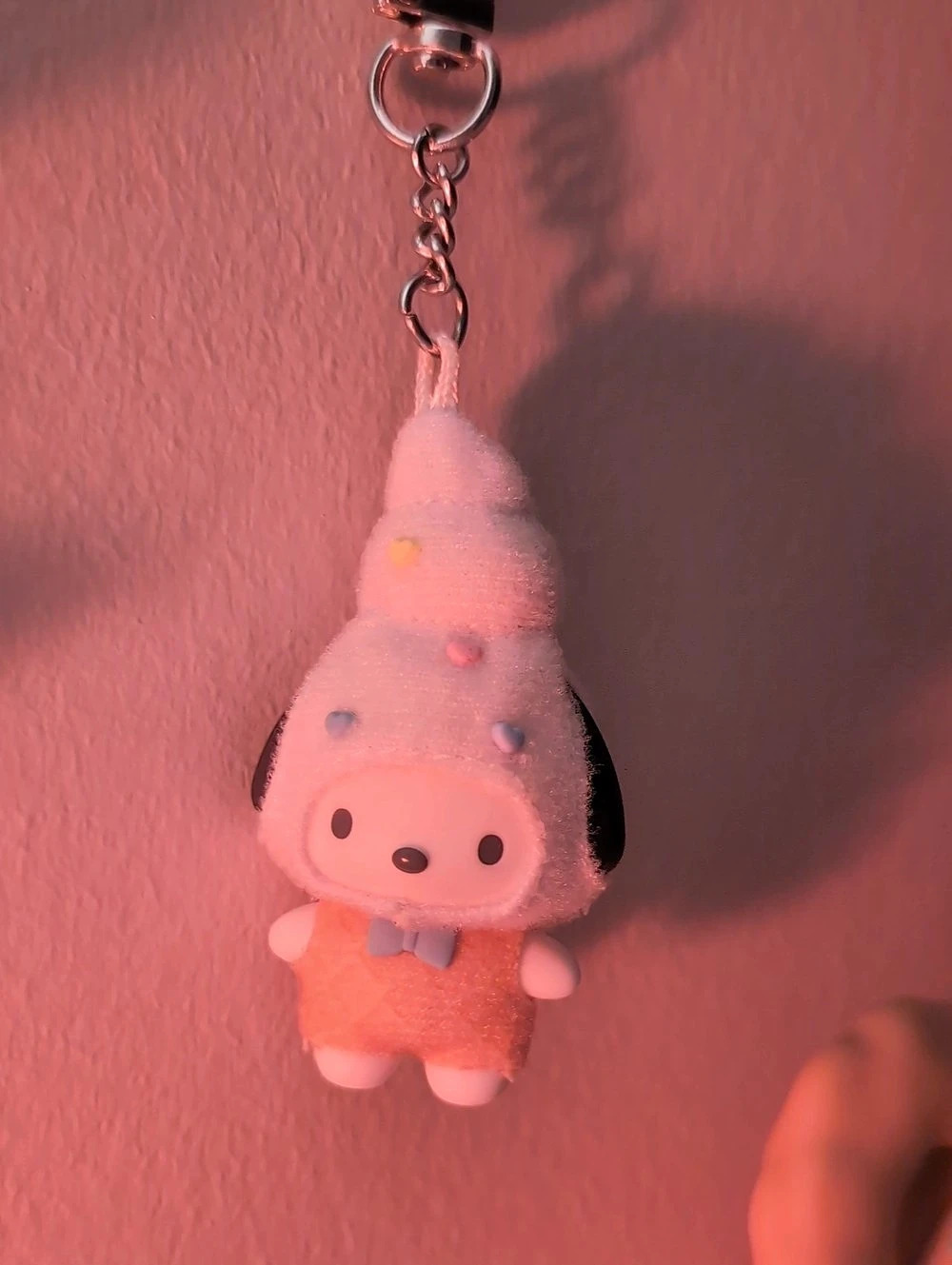 Rare Sanrio 'Pochacco' Ice Cream Keychain From JAPAN